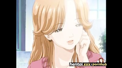 Redhead mom with massive tits goes wild with her man in a cartoon hentai