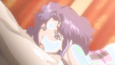 Watch this kinky Japanese cartoon porn queen get her big tits and pussy pounded hard by her horny master