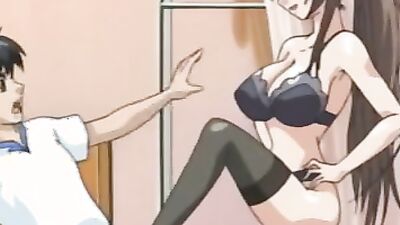 Japanese chick in stockings begs for a hot load to flow down her tight hole