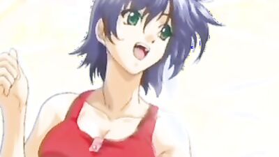 Naughty Cutie gets fingered hard by her lover in a steamy hentai
