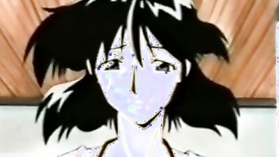 Bound housewife in a steamy hentai game gets her holes drilled