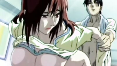 Big-titted redhead babe gets her tight asshole drilled in anime cartoon porn