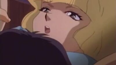 Big-titted babe is too much for one guy to handle in anime porn