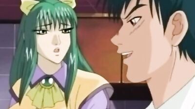 Big Tittied Hentai Chick gets her anime tits slammed in wild dildo action