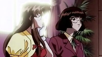 Watch these horny girls get kinky in a steamy futanari hentai video