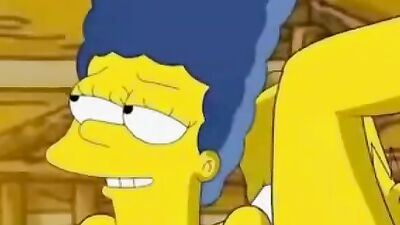 Watch this cartoon hentai with Marge getting fucked hard and taking a cumshot