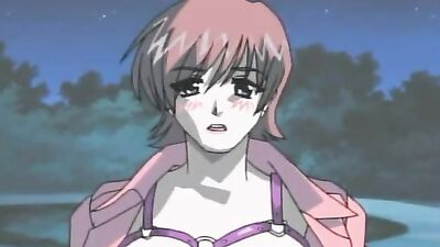 Watch this wild hentai porn with a hot babe getting pounded outdoors