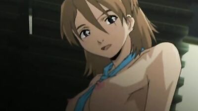Watch this cartoon schoolgirl with glasses get her mouth and pussy stuffed with big dicks