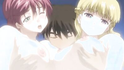 Two sluts take turns sucking in this wild hentai porn