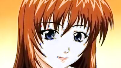 Busty anime babe gets her tight pussy stretched to the max with a big dick