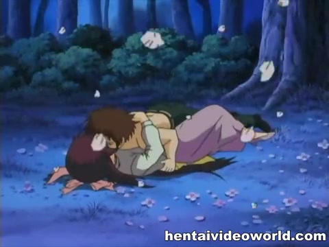 Beautiful Wild Sexy Cartoon Art - Anime sex in the forest - CartoonPorn.com