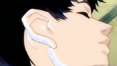 Hairy anime chick gets a rough creampie after a wild ride