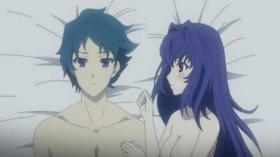 Watch this cartoon cutie with huge tits titfucking and riding hard cock in steamy hentai action