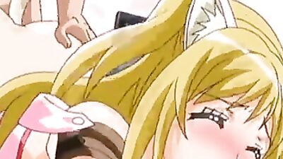Watch this hentai cartoon babe get her shaved pussy and ass drilled hard