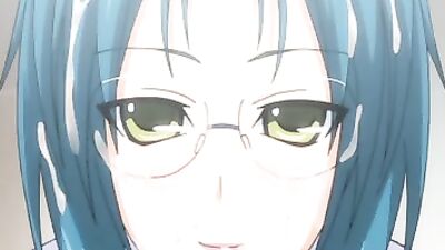 Watch this hentai babe with huge tits take on a big black cock and get tittyfucked and cum-slammed