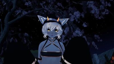 Little Red Riding Hood gets naughty while riding the big bad wolf in VRchat