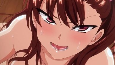 Naughty schoolgirls in uniform dominate and humiliate their nerd friend in part 1 of their hentai porn video