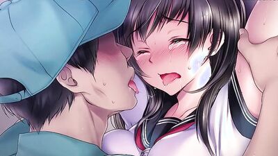 Naughty high school teen gets ravaged by horny guys in a cartoon hentai