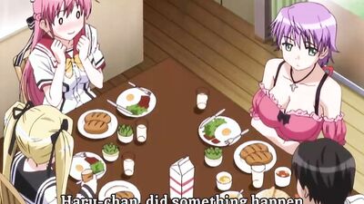 Big-titted hentai schoolgirl gets fucked by her best friend and creampied