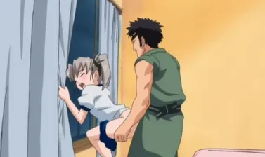 Anime Petite Anal - Petite anime schoolgirl is impaled on a hard cock and fucked hard -  CartoonPorn.com