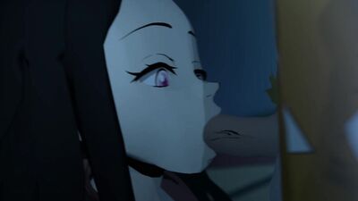 Watch this cute anime babe take a hard cock in both her holes and get her puss satisfied