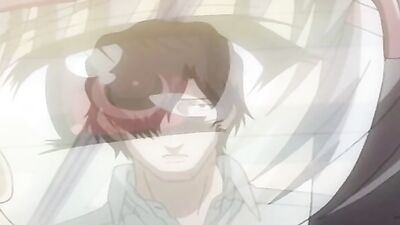 Watch this anime cutie pleasure herself with her man's throbbing shaft