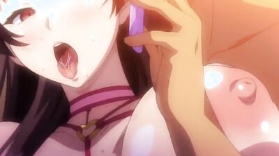 Watch this busty anime babe ride her lover's hard cock like a pro and get a messy creampie