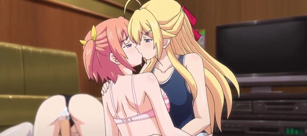 1280px x 570px - Anime lesbians are licking and kissing while playing with a sex toy -  CartoonPorn.com