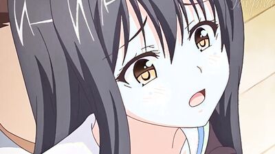 Shy anime schoolgirls share professor's huge dick in hot HD action