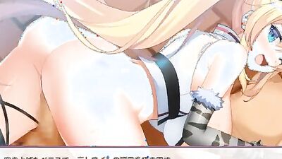 Watch this blonde Hentai cutie beg for a rough fuck from behind