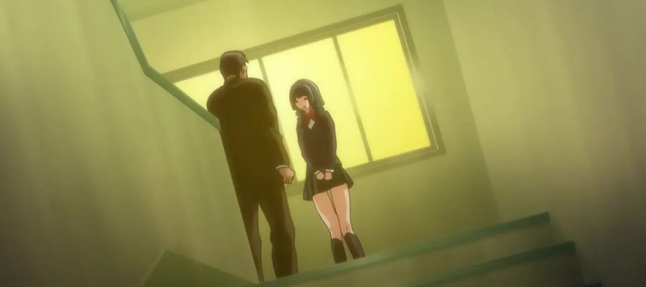 Anime schoolgirl is pressed against the wall and fucked from behind -  CartoonPorn.com