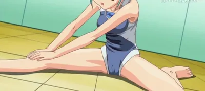Anime girl rubs her wet pussy and takes a big cock - CartoonPorn.com