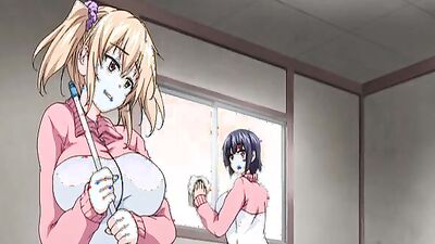 Big titted anime chicks getting pounded in this cartoon with hot action