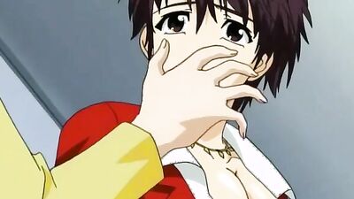 Watch this short-haired anime cutie get hard poked by a teacher's big dick in adult cartoon