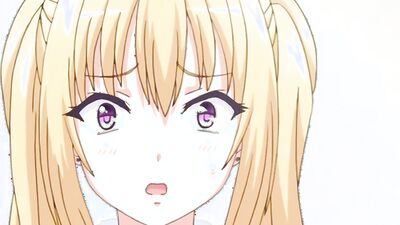 Blonde anime cutie goes wild on hard cock with wild bangs in part 1