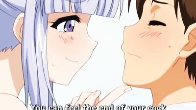 Watch this horny mature cartoon babe get hammered hard in doggystyle while wearing lingerie and masturbating