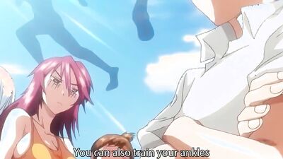 Big-titted babe gets her holes stretched by a massive cock in hentai cartoon