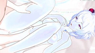Big-titted anime babe gets her pussy drilled POV-style in rough uncensored cartoon sex video