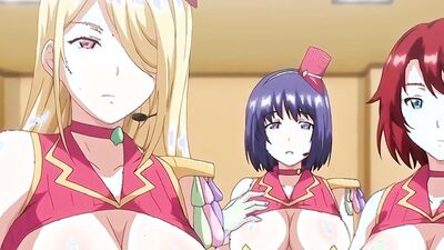 Watch these anime babes take on two hard cocks in hot action scenes!