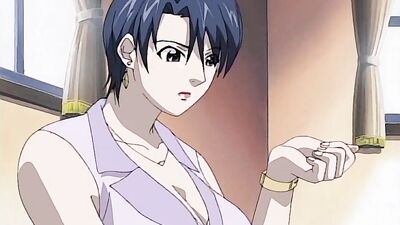 Kinky partner nails anime babe's tight pussy while she moans in pleasure