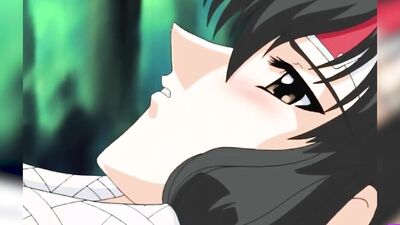Stallion gropes and fucks cute anime cutie until she's filled with cum