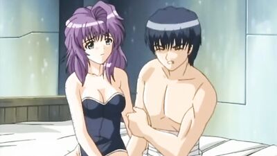 Watch this busty couple get intimate in a cartoon hentai with big dicks and tits