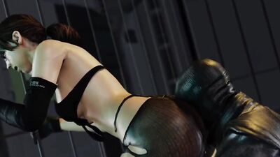Get up close and personal with these horny cartoon babes getting their asses pounded in 3D hentai