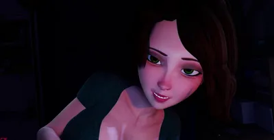 3D sex cartoon shows cute brunette sucking and riding dick - CartoonPorn.com