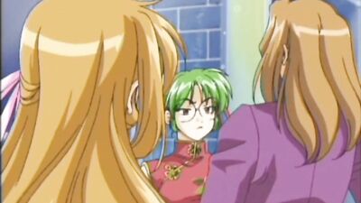 Blonde anime chick's wet pussy takes a wild ride in anal sex