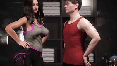 Watch this amazing cartoon babe getting her tight pussy pounded by a big dicked guy