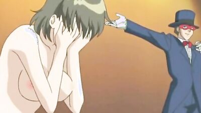 Watch the first uncensored Hentai anime footjob video with a big-titted virgin