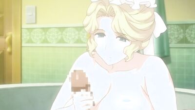 Watch this anime maid do the job perfectly, no matter how hard hentai porn he gets!