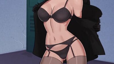 Mercy gets her ass stretched by Lex's huge dick in office parody
