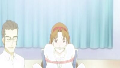Watch the hottest teacher in anime porn give a blowjob to her student's friend